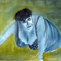 Vika Begalska Creeping Woman 2014 Oil, canva 180х150cm