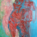 Rendezvous with Stranger 2009 Oil, canvas 175x110cm